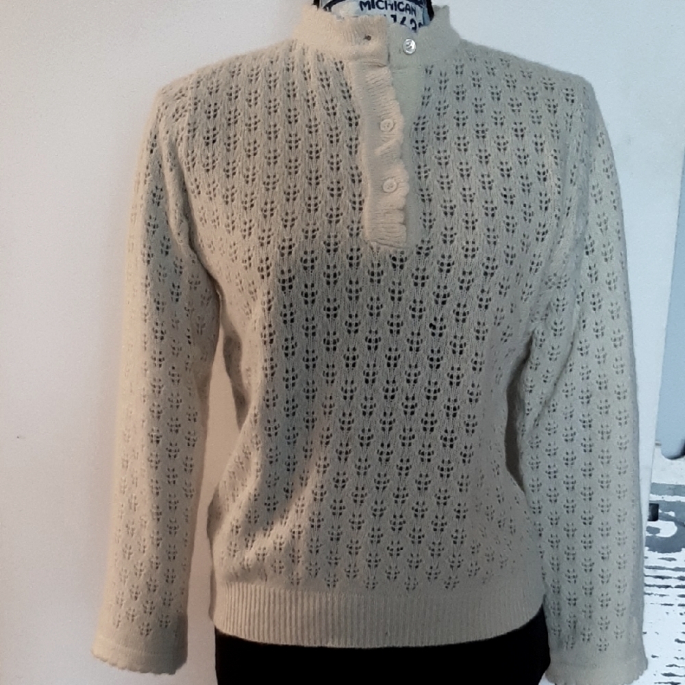 Vintage Angora Lambswool Sweater